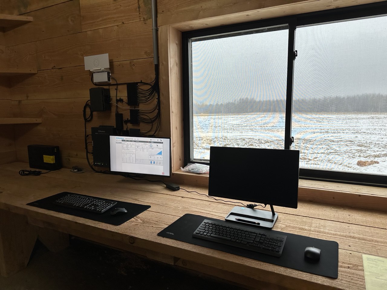 Office workstation setup